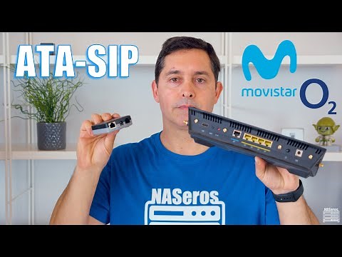 Configuración de un teléfono fijo en Movistar y O2 con un adaptador ATA-SIP