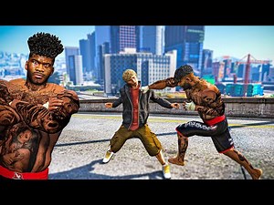 Grand Theft Auto V: Hardest Knockouts (K.Os) #33 (MMA Skills, Best K.Os, Punching Random People🤣)