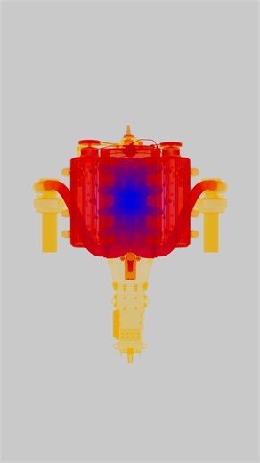 Rohit Bhon | Independent Motion Designer on Instagram: "Tech Motion no.3 | Thermal Heat Mapping In high-end industrial design, showing the "thermal stress" or heat distribution during manufacturing whether it’s a car engine under load or a watch component being molded. The Exploration: This piece focuses on simulating the thermal signature (X-ray/Laser look) across complex machinery. I wanted to capture that transition from a stable state to high-intensity heat, visualizing processes like metal