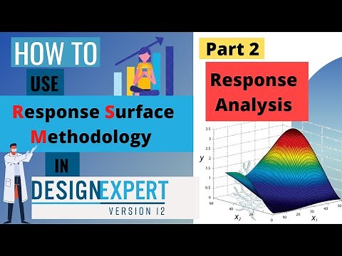 Tutorial : How to use Central Composite Design in Design Expert (video 2 : response analysis)