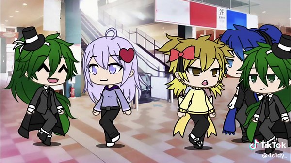 Copycat GLMV Celebrating Characters in Screenshots