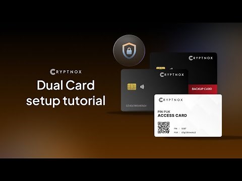 📖 How to Set Up Your Cryptnox Dual Card | Step-by-Step Tutorial 🚀