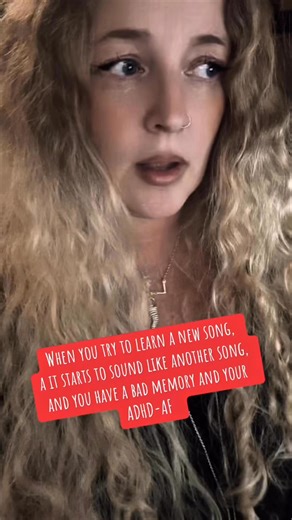 When you try to learn a new song, a it starts to sound like another song, and you have a bad memory and your ADHD-AF ! #whatsup #whatsgoingon #4nonblondes #adhdaf #thestruggleisreal | Nikki Davis