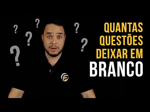 Quantas questões deixar em branco na prova? | CESPE