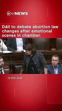 Emotional Scenes In Dáil During Abortion Law Debate