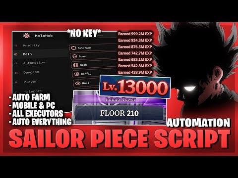 Sailor Piece Script — NO KEY, Easter Event, Sea 2, New Update, PvP, Instant Kill (BEST)