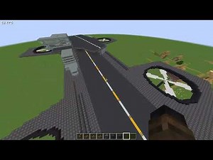 Minecraft Create Mod (Clockwork) Armed Working Helicarrier