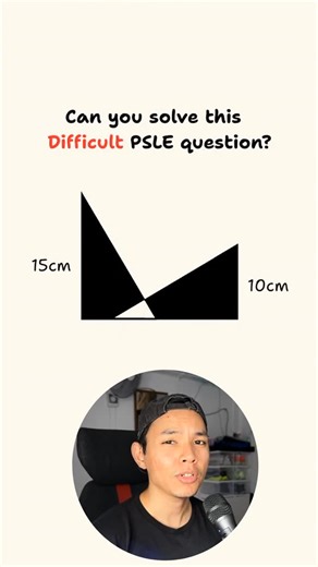 EzWin Academy on Instagram: "Is this the hardest PSLE Math Question!? #math #psle"