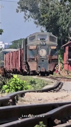 First Diesel Locomotive in Bangladesh Railway, EMD B12 2023. #railway #shorts