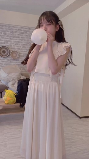 #ガールフレンド・オブ・ザ・デット #風船 #膨らませるやつ #中学生女子 #パーティー #準備動画
