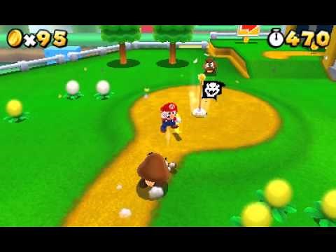 Super Mario 3D Land - Small Mario with hat and Mario without hat