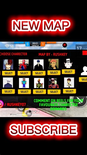 2vs2 ANIME MAP PASSWORD !! BY RUSHKEY #freefire #craftland #rushky