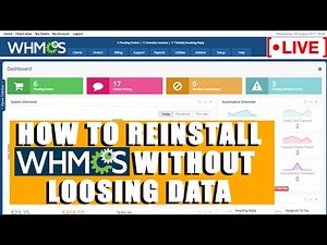 [🔴LIVE] How to Reinstall WHMCS without loosing data?