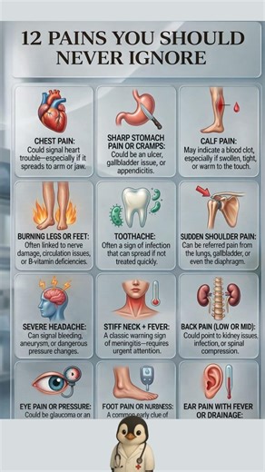 12 Warning Pain Signs You Should Never Ignore Important