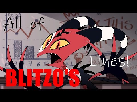 (HELLUVA BOSS) All of Blitzo's lines (Episodes Pilot-7)