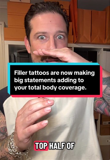 Filler, tattoos used to just consist of small floral designs, stars and dots but now traditional tattoos are really adding big statements in little pieces and the custom nuances that speak volumes. #fillertattoo #traditionaltattoo #tattoo #oldschooltattoo #tattoosleeve