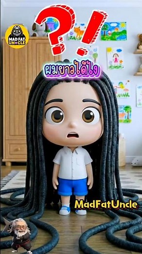 Long Hair Around the World | #MadFatUncle #Cartoon #Comedy