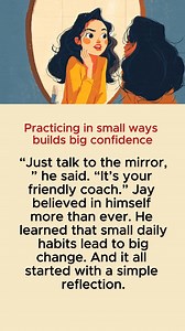 English Story - The Mirror Practice 📖 #foryoupagereels #learnenglish #everyoneシ゚ #englishstory | English Fluency Hub