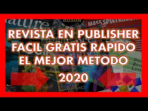🔴Como HACER una REVISTA en PUBLISHER (MEJOR METODO 2020) 🔴