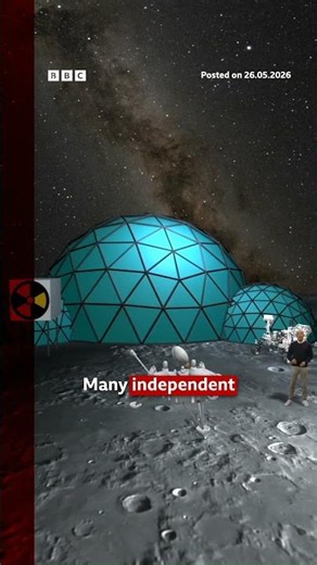 Nasa has shared its three step plan for a lunar moon base. #Nasa #Moon #BBCNews