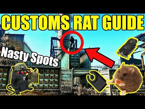 The Ultimate Customs Rat Spot Guide 🐀 || Escape From Tarkov (extract camping/Ratting tutorial)