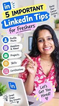 5 important tips to create a good LinkedIn profile