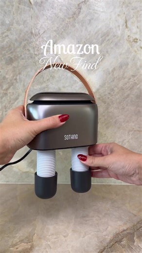 Amazon New Find! 🔗COMMENT “NEW” to receive a DM. This portable boot dryer uses dual air duct to quickly remove moisture from boots, shoes and gloves. 3 heat level and auto shut off and ozone freshness mode to remove odor 🙌👢👟🧤🩶 #amazonhome #newgadget #bootdryer #founditonamazon #odoreliminator | Home Interior Designs