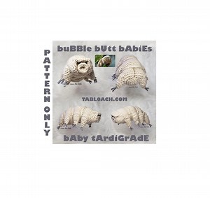 Crochet Tardigrade or Water Bear PATTERN Amigurumi Tardigrade Crochet Tardigrade Amigurumi Patterns Pdf Tutorial - Etsy