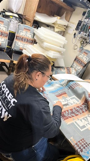 SUNDAY vibes at LOREC Ranch Home Furnishings! Everyone from cowboys to cowgirls to rodeo enthusiasts are welcome to indulge in some visual treats. Customize your designs. For more information call us at 405-565-3750. #cowboys #ranchers #westernfurniture | LOREC Ranch - Western Furniture - Rustic Decor