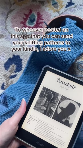 Streamline Your Knitting with Kindle Pattern Access