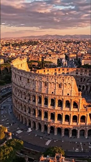 Colosseum – Ancient Rome from the Sky 🇮🇹 #ThereandBackShow #adventure
