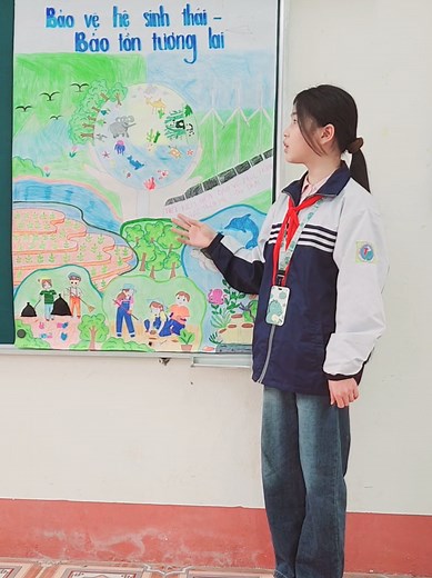 Tổ 3 (8A) Rèn luyện kỹ năng thuyết trình và năng lực nghệ thuật trong môn KHTN thông qua hoạt động thiết kế poster Bảo vệ hệ sinh thái. #thcstanphu #nanglucnghethuat #tichhoplienmontrongdayhoc #monkhoahoctunhien #kynangthuyettrinh