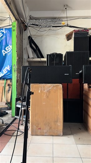 Line Array Ashley MR212 Pasive: Kualitas Maksimal