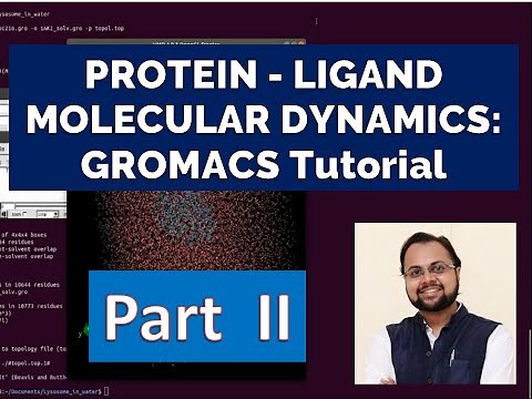 Molecular Dynamics Tutorial | Protein-Ligand Complex: GROMACS - PART 2