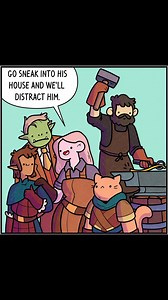 Our plan VS the d20. Original comic from The Immortal Think Tank #dnd #dungeonsanddragons | Blandco