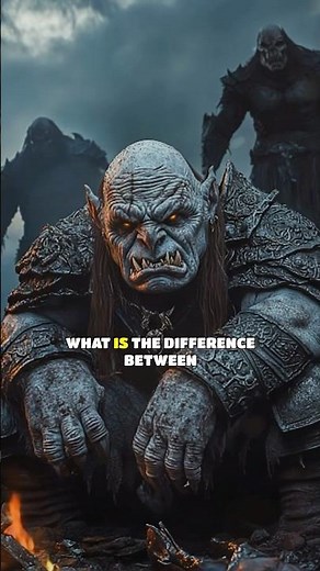 Orcs vs. Uruks: Key Differences Explained! ⚔️ #LOTR #RingsOfPower #Orcs