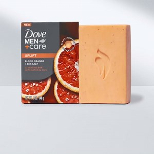 Dove Men+Care Cleansing Soap Bar 4 Count to Rebuild Skin in the Shower Mixed Formulated Plant Based Ingredients 3.51 Oz