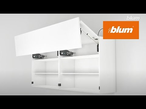 How to assemble electrical motion support system SERVO-DRIVE for AVENTOS top? | Blum