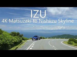 4K Izu Scenic Drive Matsuzaki Town to Nishiizu Skyline 50km/ 松崎→西伊豆スカイライン