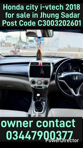 Honda city i-vtech 2018 for slae in Jhung Sadar Post Code C3003202601 #hondacarsindia #hondacityhatc