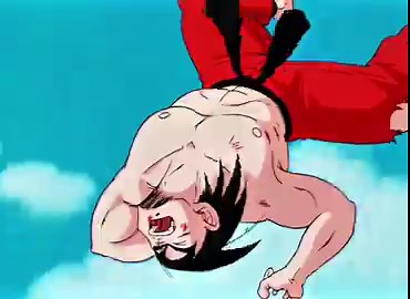 When Goku did Kamehameha with his feet