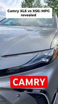 Camry XLE vs XSE AWD: Sporty vs Luxury - Which Is For You?