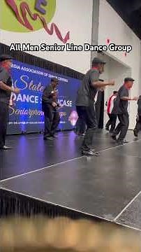 Bid Whist Senior Line Dance Group proving that Men Do Dance!!