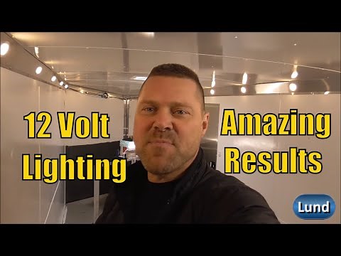 Watch How We Transform This Cargo Trailer - Lighting Electrical Rough In and Installation