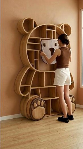 From Bear Frame to Bookshelf 😍 | Unique DIY Room Transformation Idea #diy #room #home #diyhome