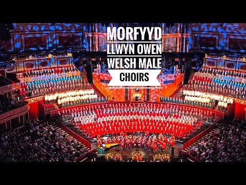 Inspiring ‘MORFYDD LLWYN OWEN’ Welsh Mass Male Choirs, Royal Albert Hall ... breath-taking finish