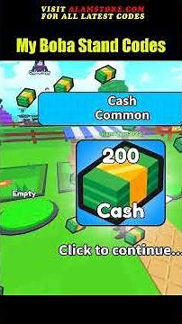 My Boba Stand Codes #codebloxf #robloxcodes #robloxshorts