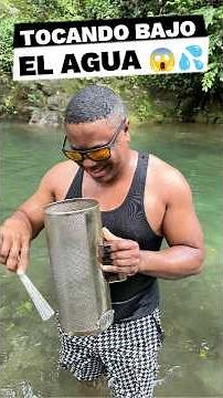 NEVER BEFORE SEEN: Can the Güira Be Heard Underwater? 😳🌊 #experiment #guira