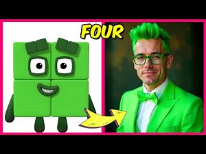 NUMBERBLOCKS 🧮 Characters as Humans 2️⃣3️⃣4️⃣ + Guess The Emoji + Their Favorite Movies & More! | 4