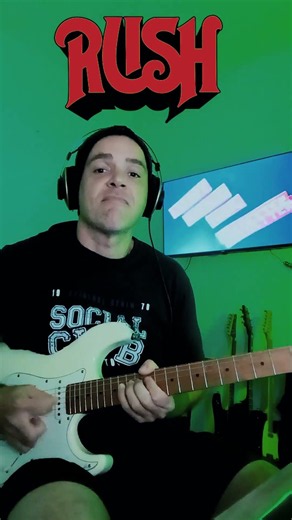RUSH - CINDERELLA MAN - Guitar Solo (#alexlifeson) - #geddylee #neilpeart #shorts